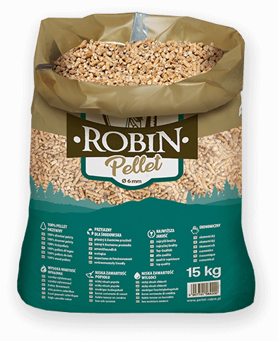 worek pelletu opałowego Robin do kupienia w Olecku lub sklepie internetowym